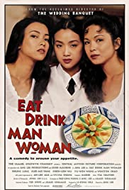 Eat Drink Man Woman (1994) ชิวหาไร้รสเรื่องย่อ…Senior Master Chef Chu lives in a large house in Taipei with his three unmarried daughters, Jia-Jen, a chemistry teacher converted to Christianity, Jia-Chien, an airline executive, and Jia-Ning, a student who also works in a fast food restaurant. Life in the house revolves around the ritual of an elaborate dinner each Sunday, and the love lives of all the family members.