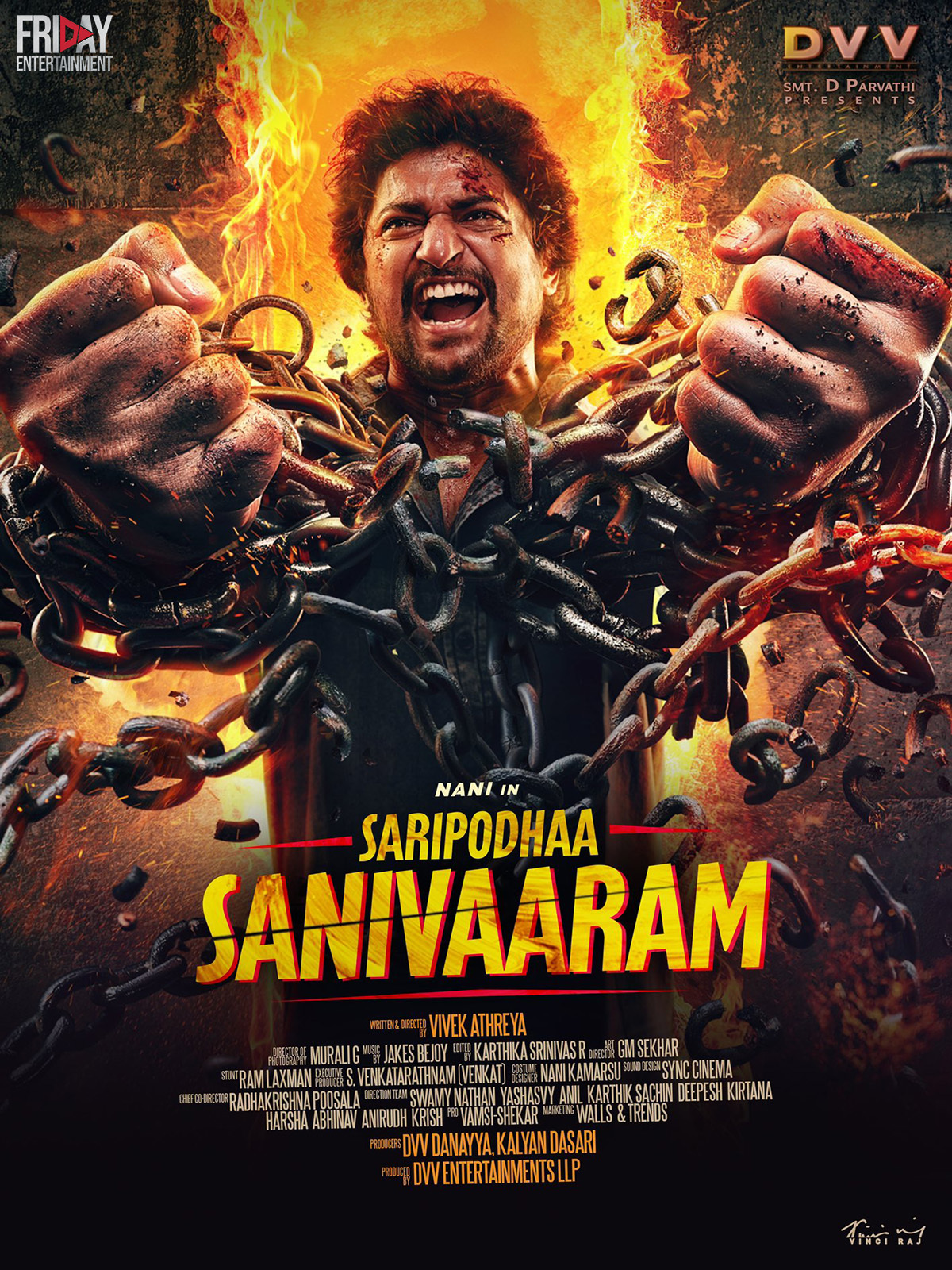 Saripodhaa Sanivaaram (2024) เสาร์คลั่ง