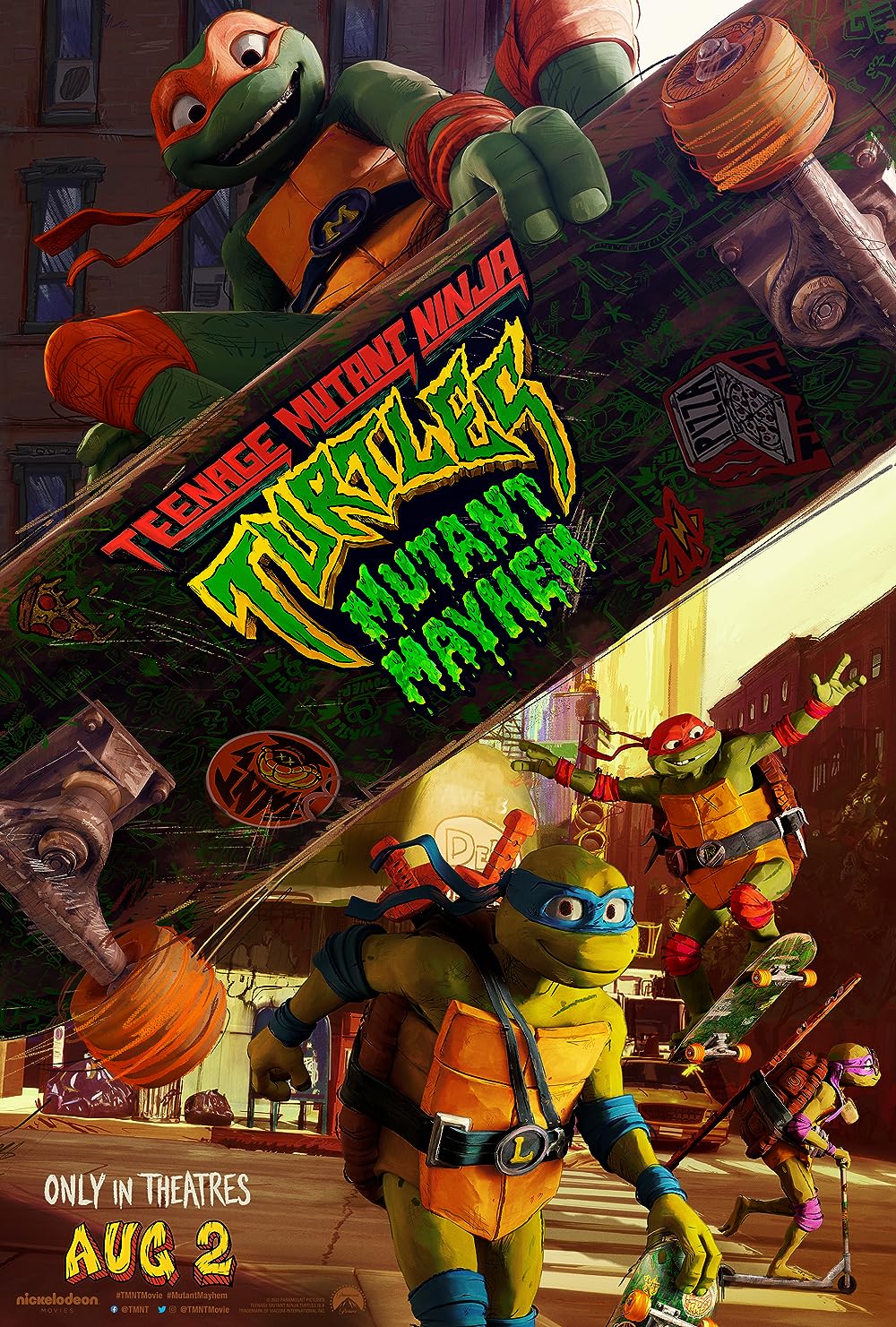 TEENAGE MUTANT NINJA TURTLES MUTANT MAYHEM (2023) เต่านินจา โกลาหลกลายพันธุ์ พากย์ไทย